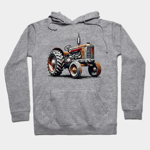 Tractor Hoodie by Vehicles-Art